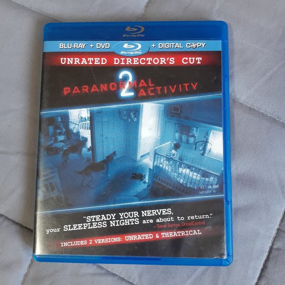 Paranormal Activity 2 Blu-ray 2010 Unrated Director’s Cut - Picture 1 of 3